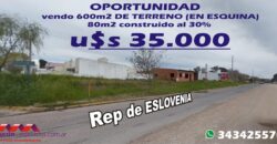 terreno en venta con m2 construido San Benito
